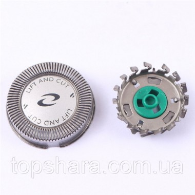 Головки для гоління Philips HQ6070, HQ7300, HQ7340, AT872, HQ7380, HQ8445 набір 3 сітки + 3 ножі