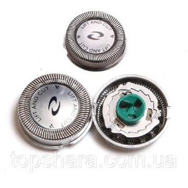 Головки для гоління Philips HQ6070, HQ7300, HQ7340, AT872, HQ7380, HQ8445 набір 3 сітки + 3 ножі
