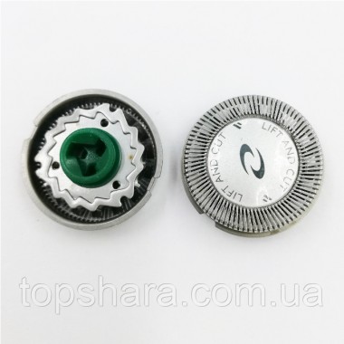 Головки для гоління Philips HQ6070, HQ7300, HQ7340, AT872, HQ7380, HQ8445 набір 3 сітки + 3 ножі