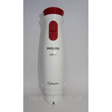 Моторный блок 650W блендера Philips бордовый с белым HR1627